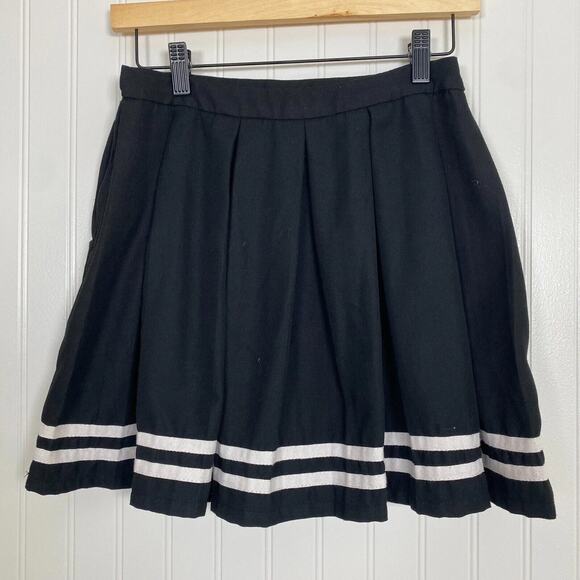 Hot Topic Womens Pleated Mini Skirt Size S/M Tennis Preppy Dark Academia Grunge - Picture 5 of 10